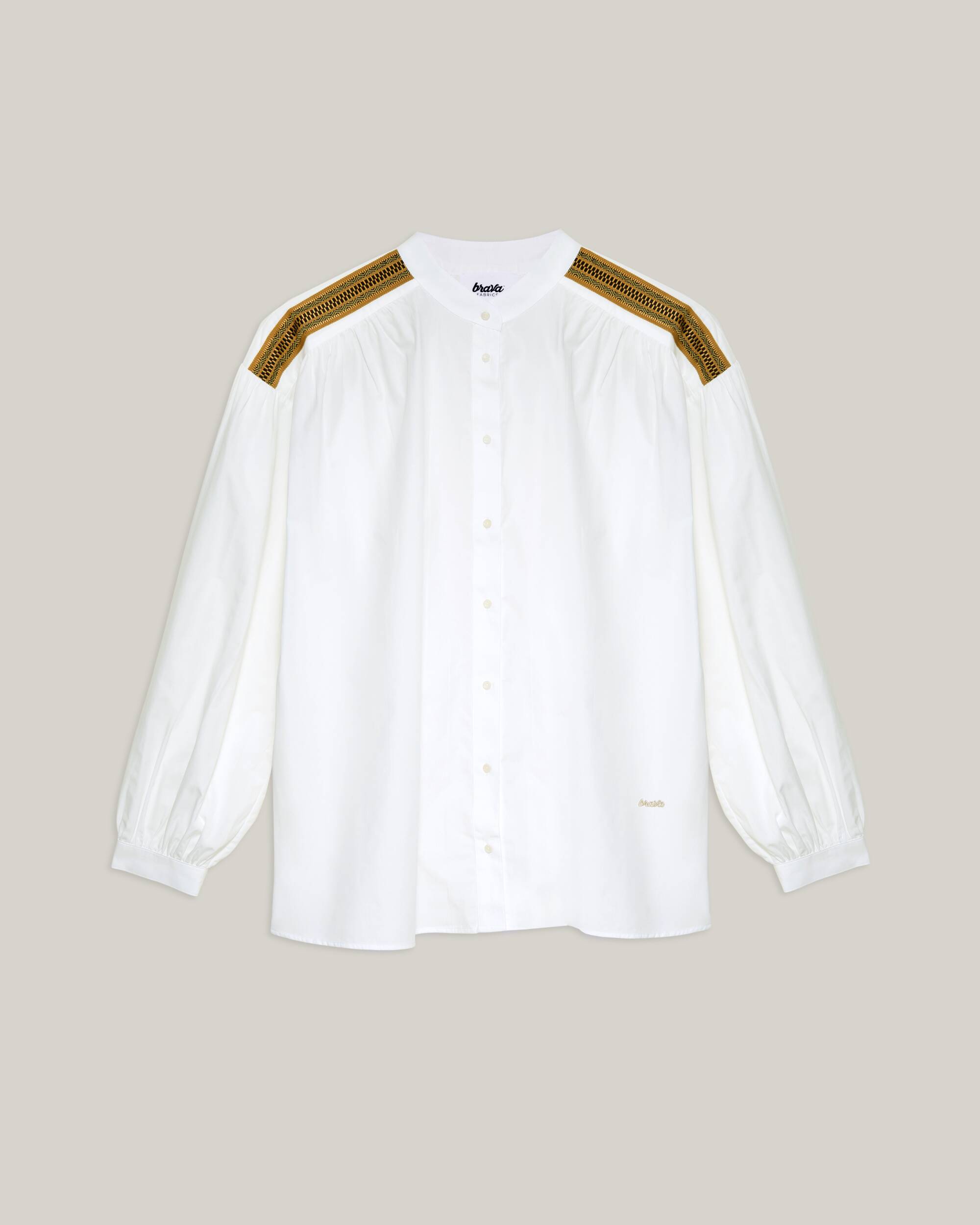 Ribbon Blouse Off White