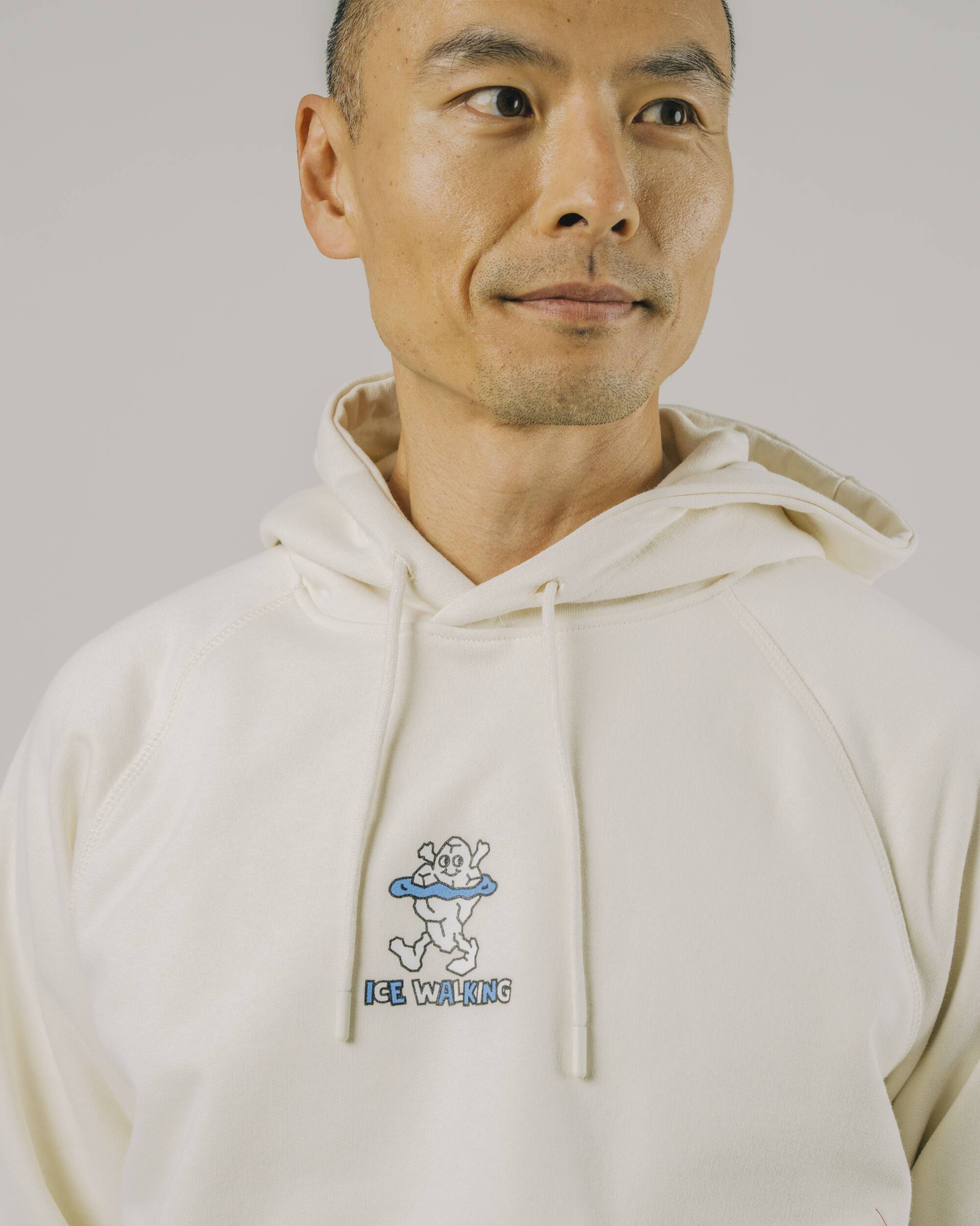 Ice Walking Hoodie Ecru