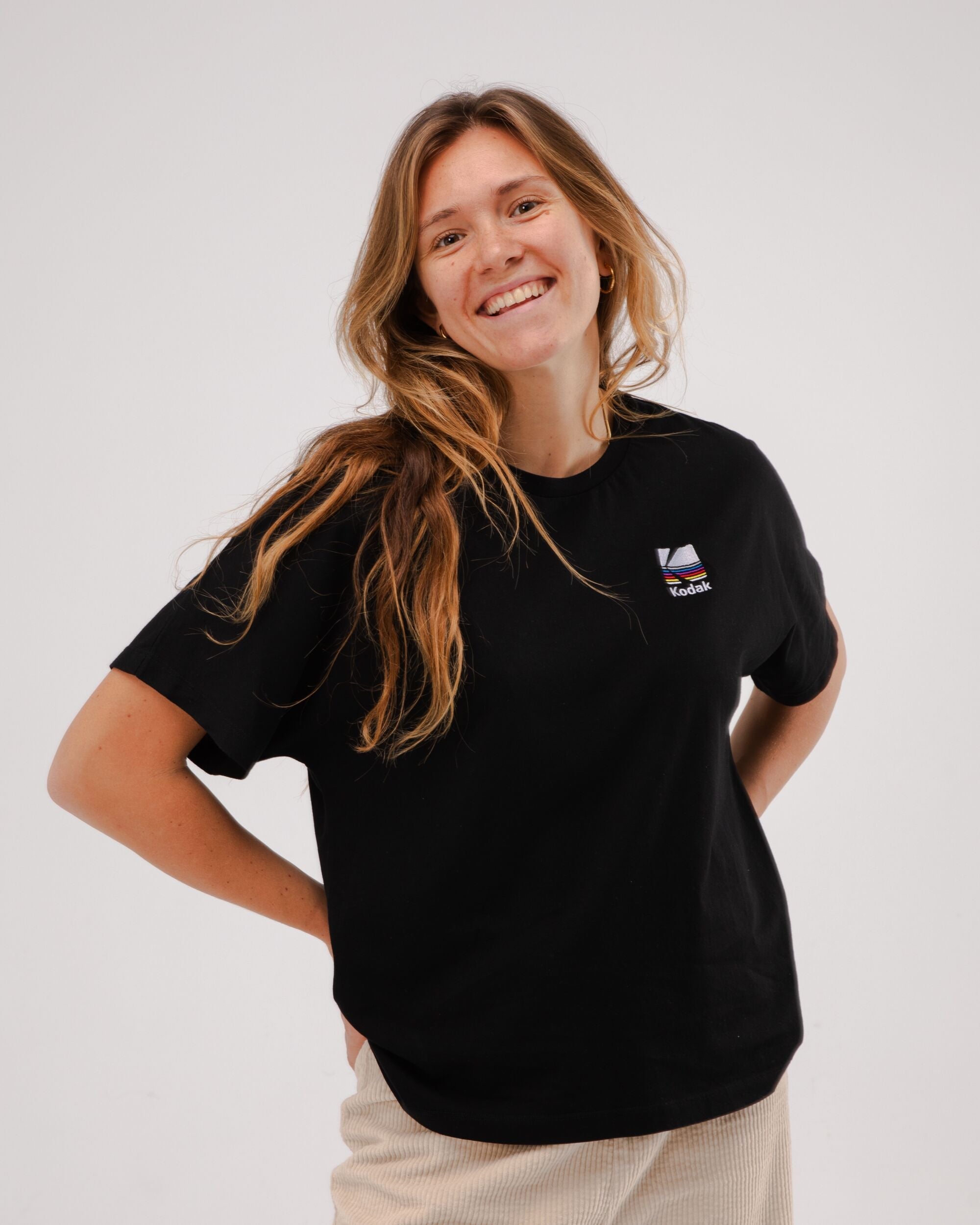 Kodak Color Oversize Tee Black