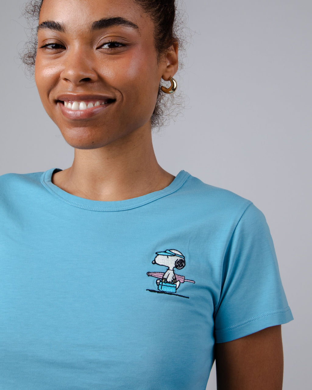 Peanuts Beach Tee Blue