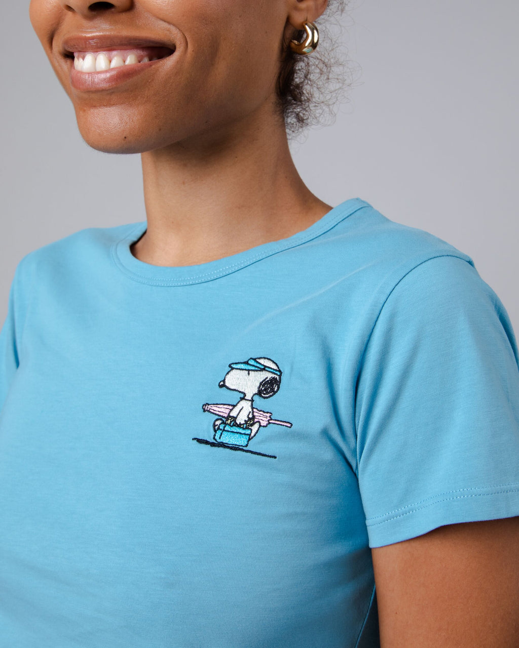 Peanuts Beach Tee Blue