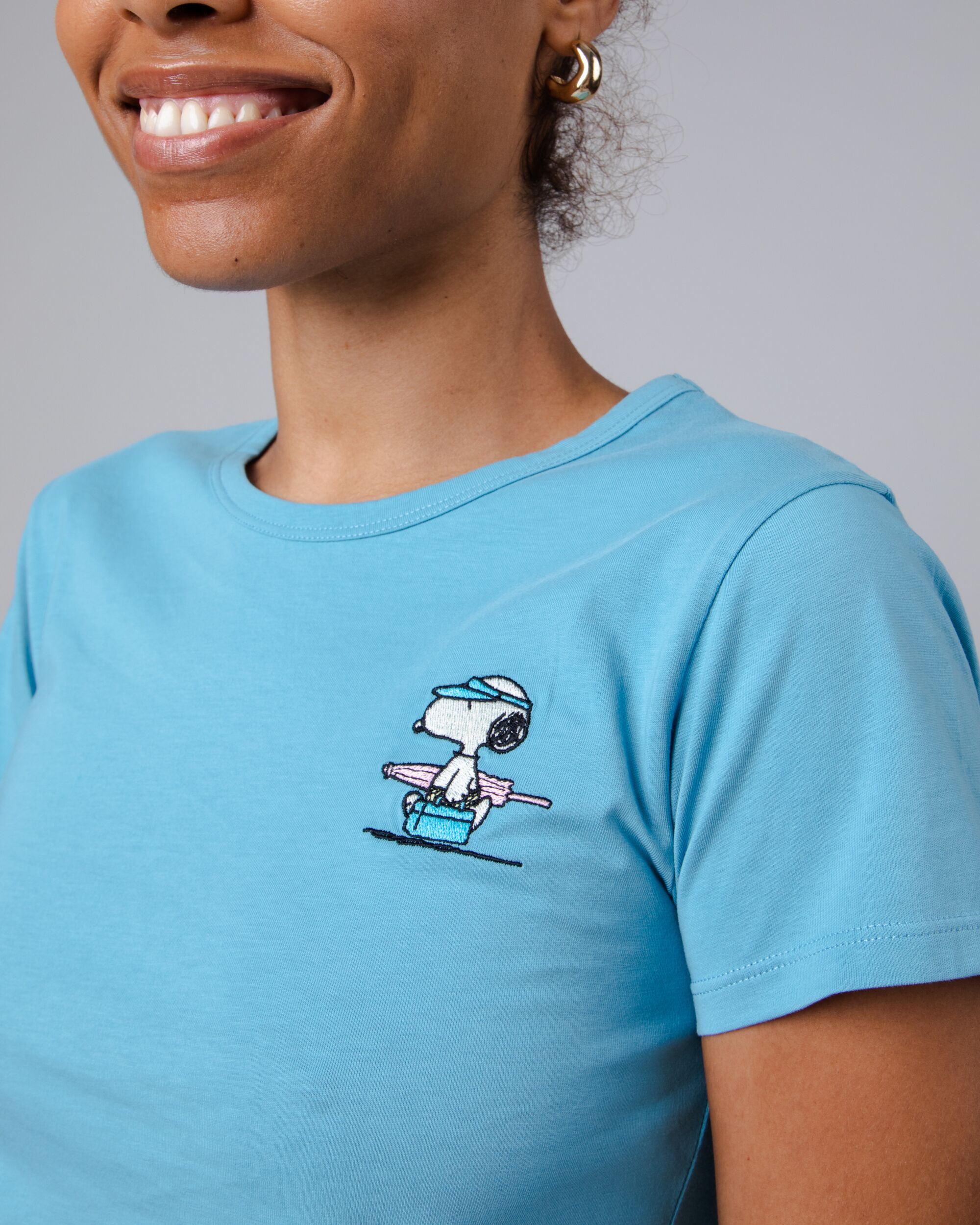 Peanuts Beach Tee Blue
