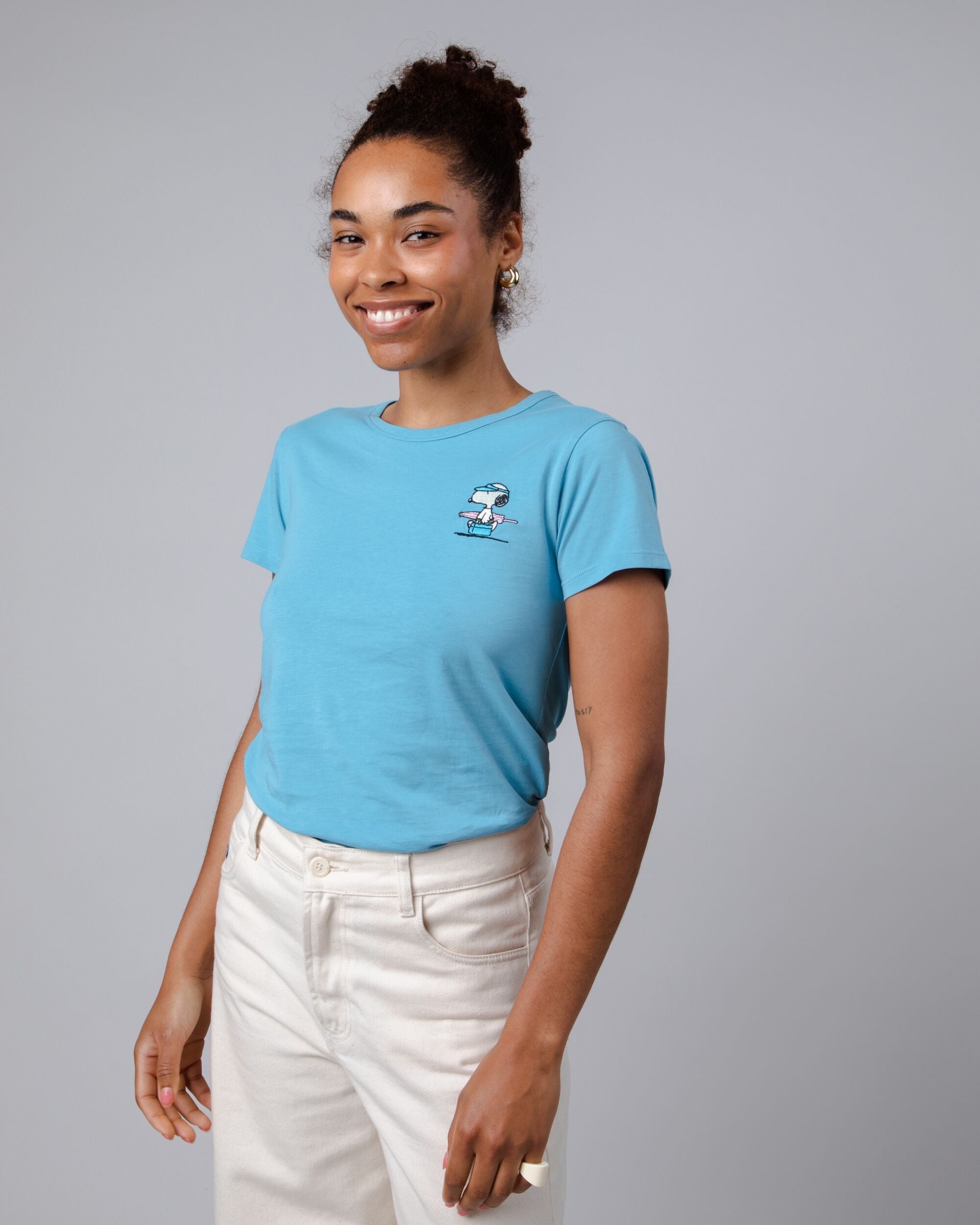 Peanuts Beach Tee Blue