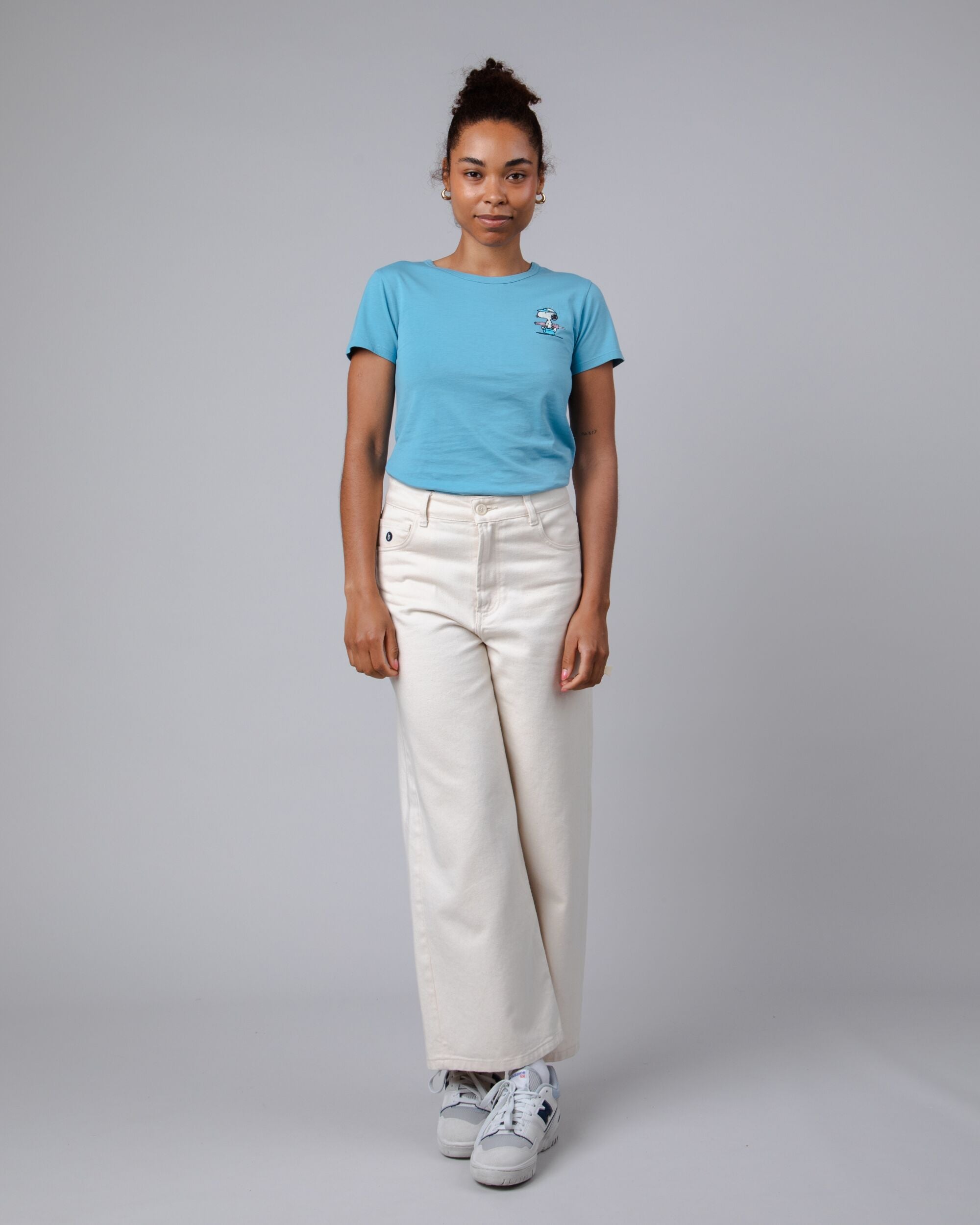 Peanuts Beach Tee Blue