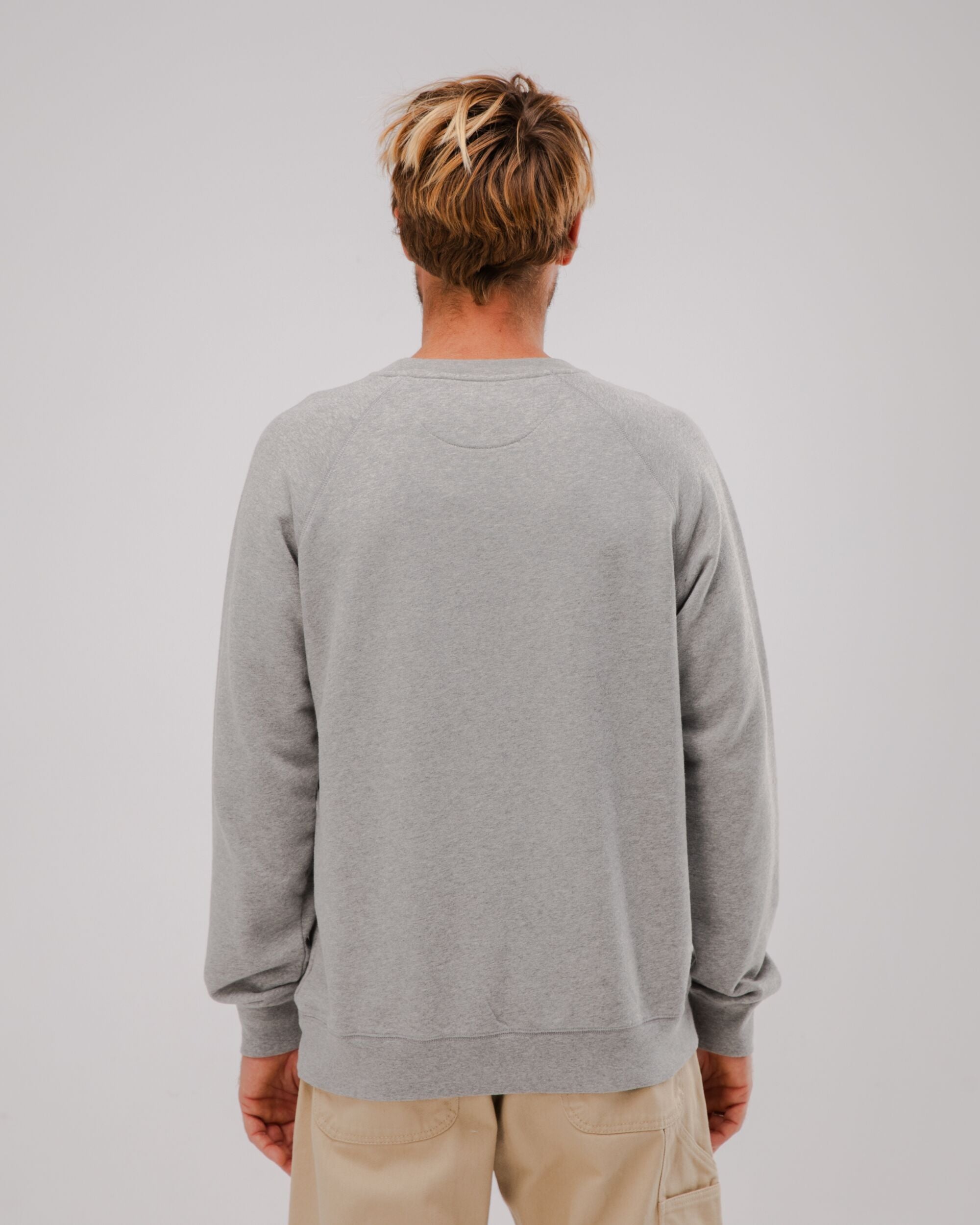 Out of Office Cotton Sweatshirt Grey Melange