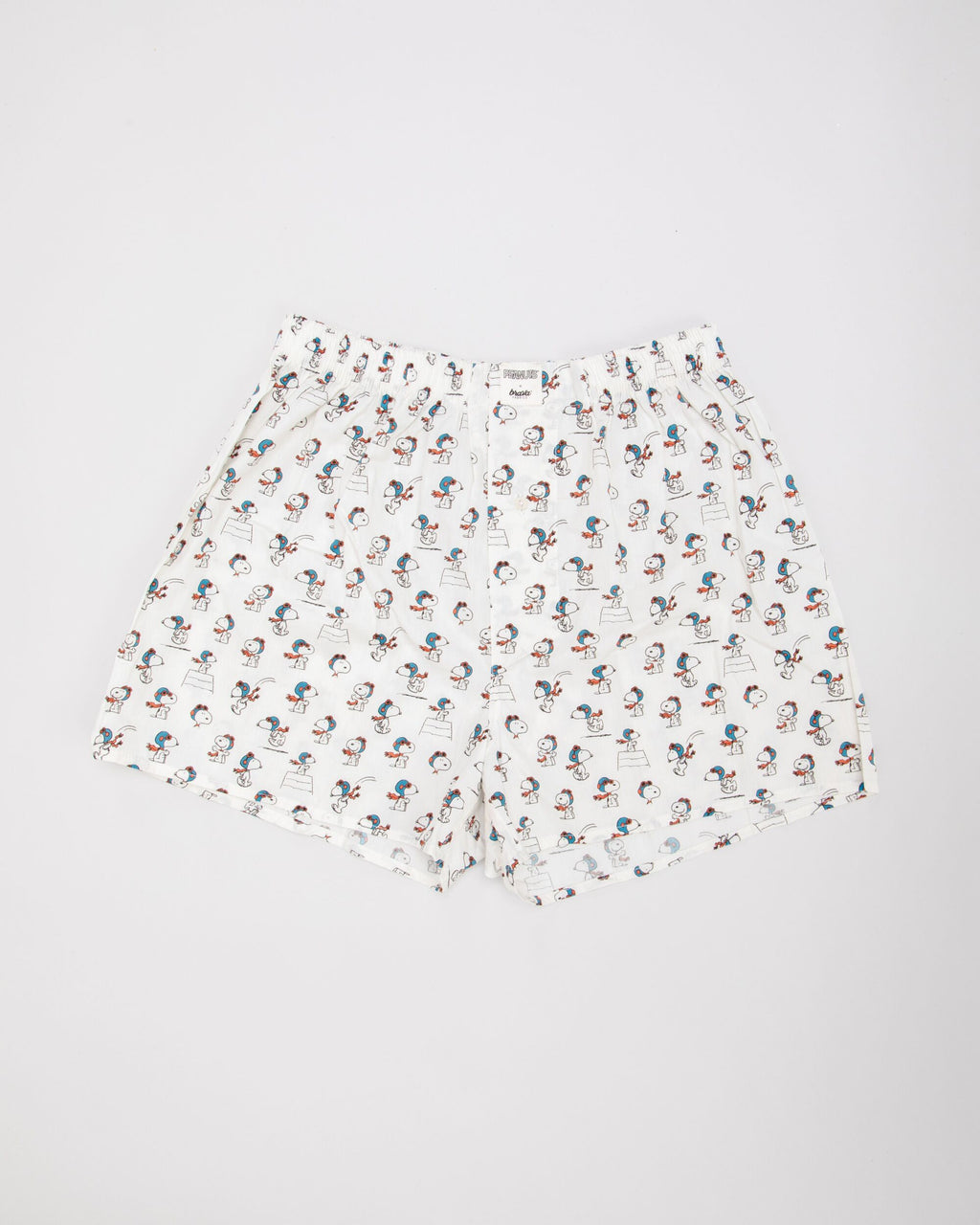 Peanuts Flying Ace Cotton Boxers Ecru