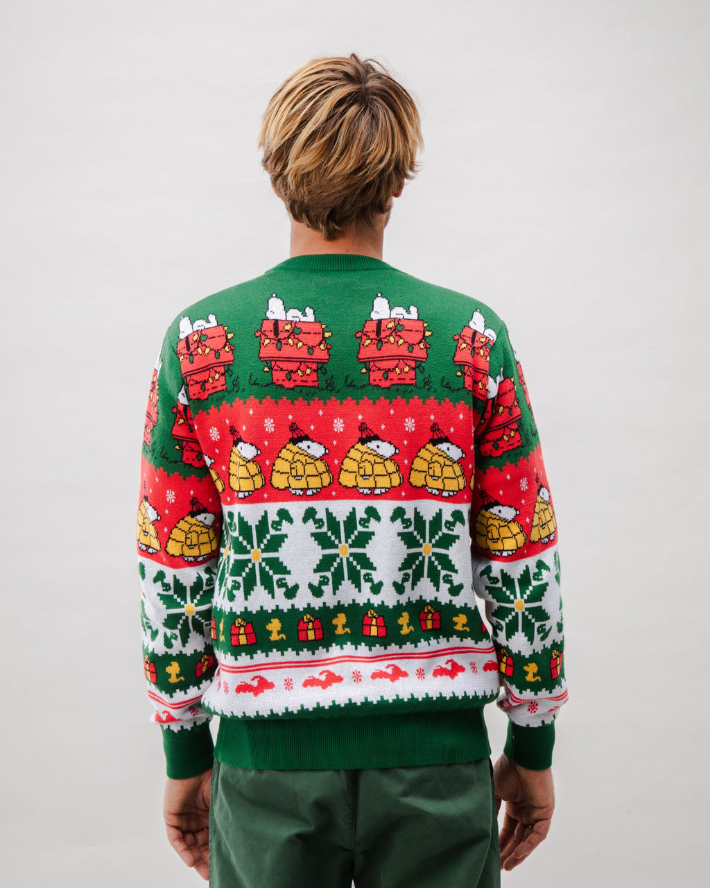 Peanuts Xmas Cotton Sweater Multicolor