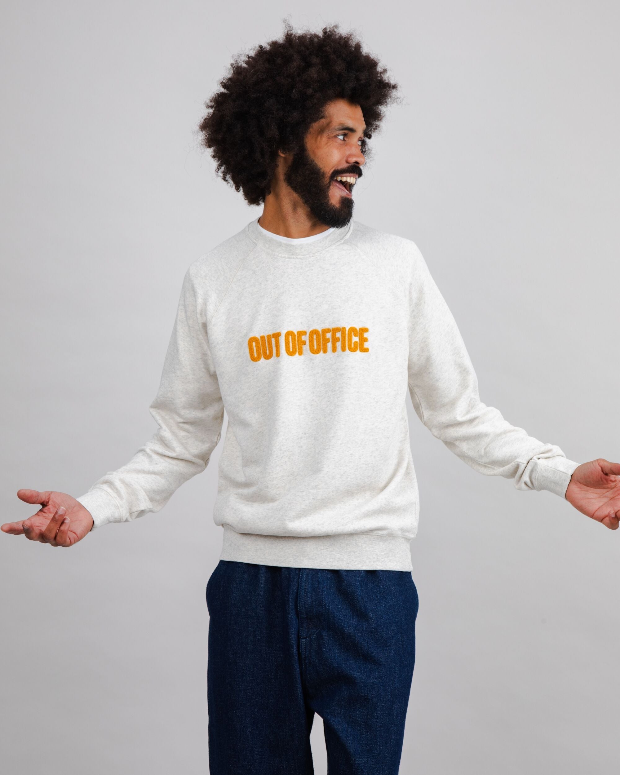Out of Office Sweatshirt Cream