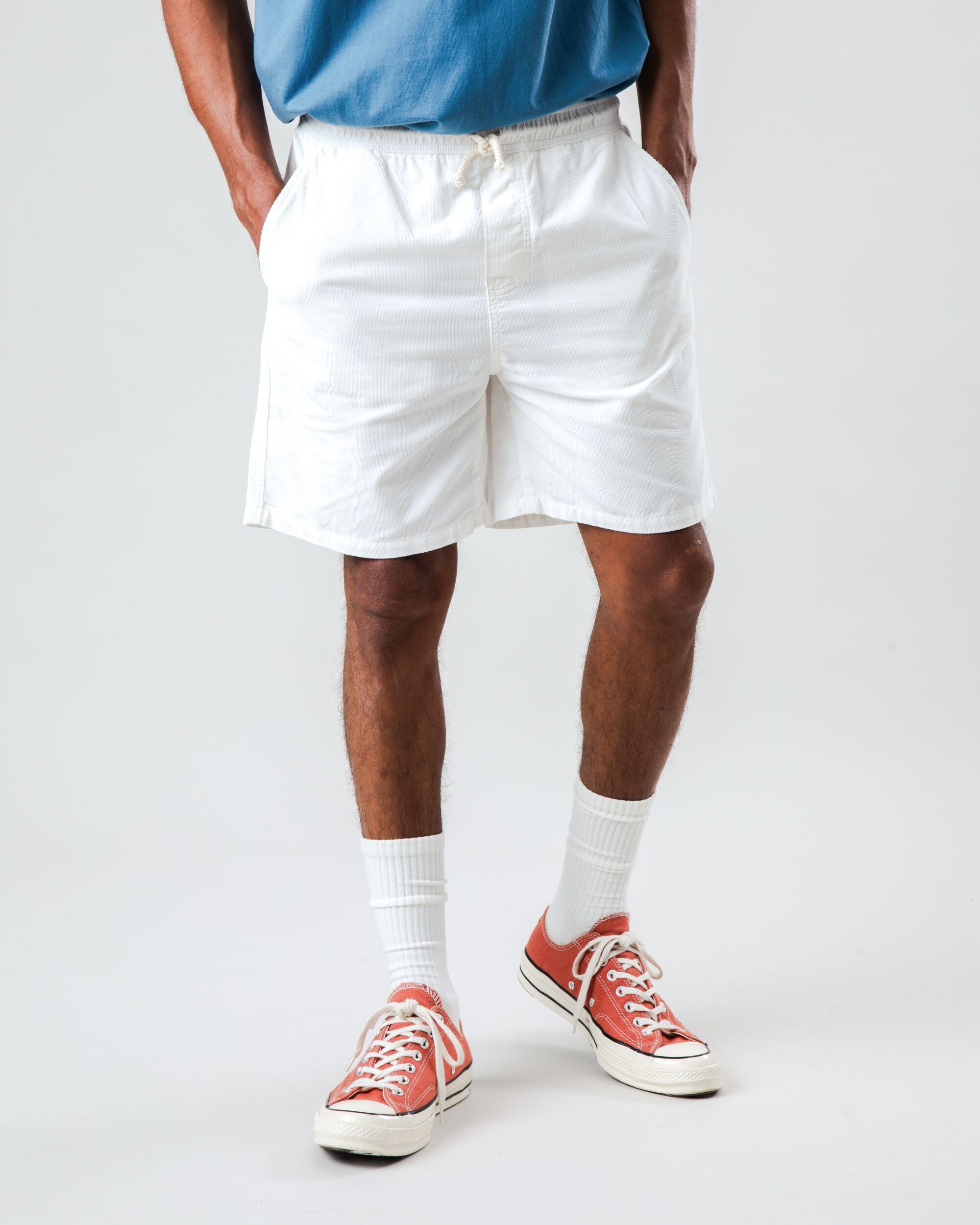 Baby Cord Short Ecru