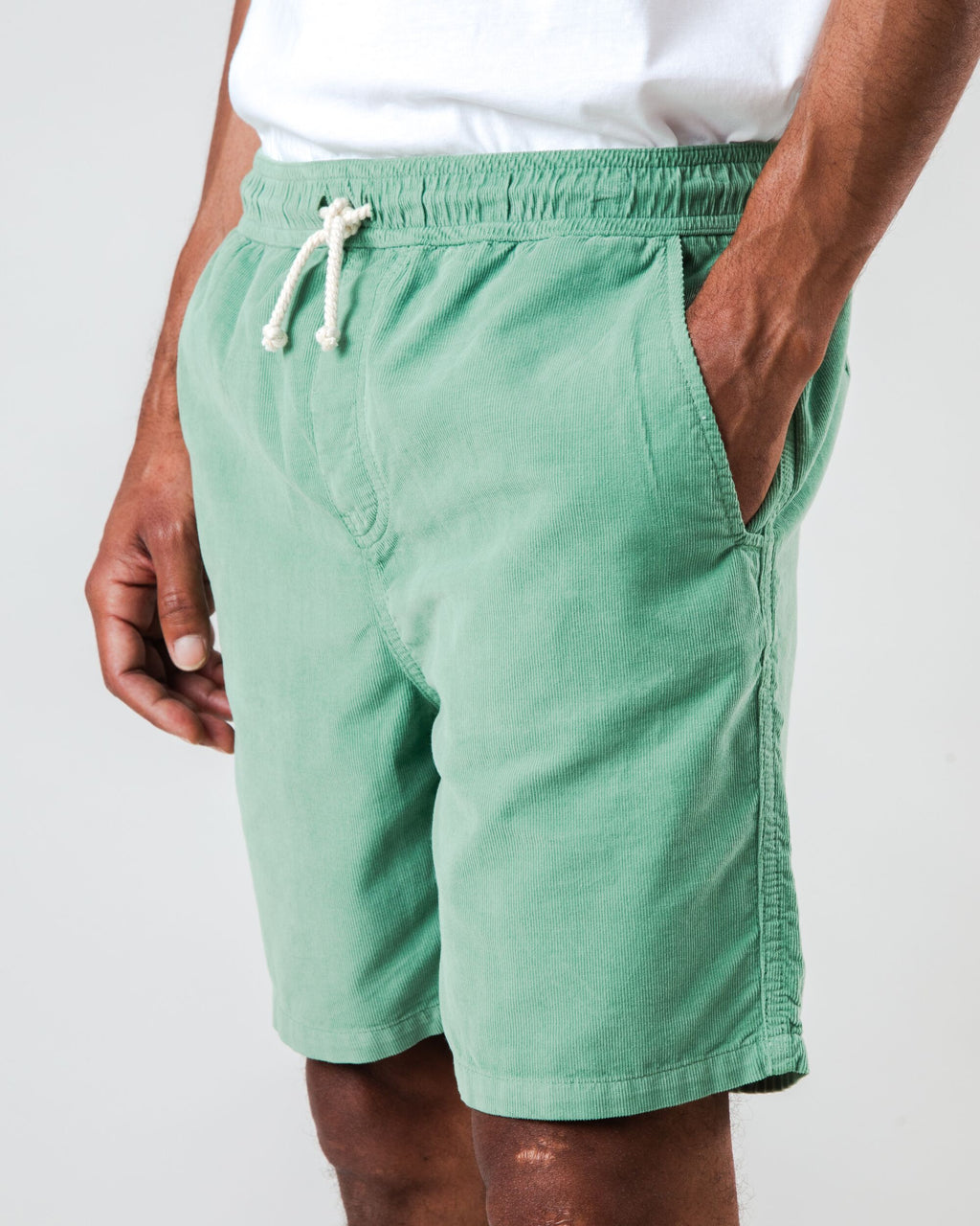 Baby Cord Short Light Green