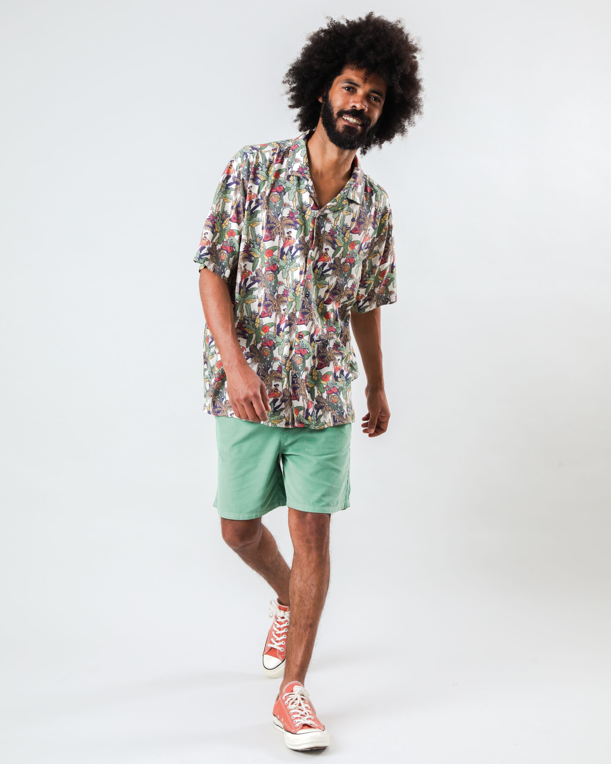 Helios Aloha Shirt Ecru