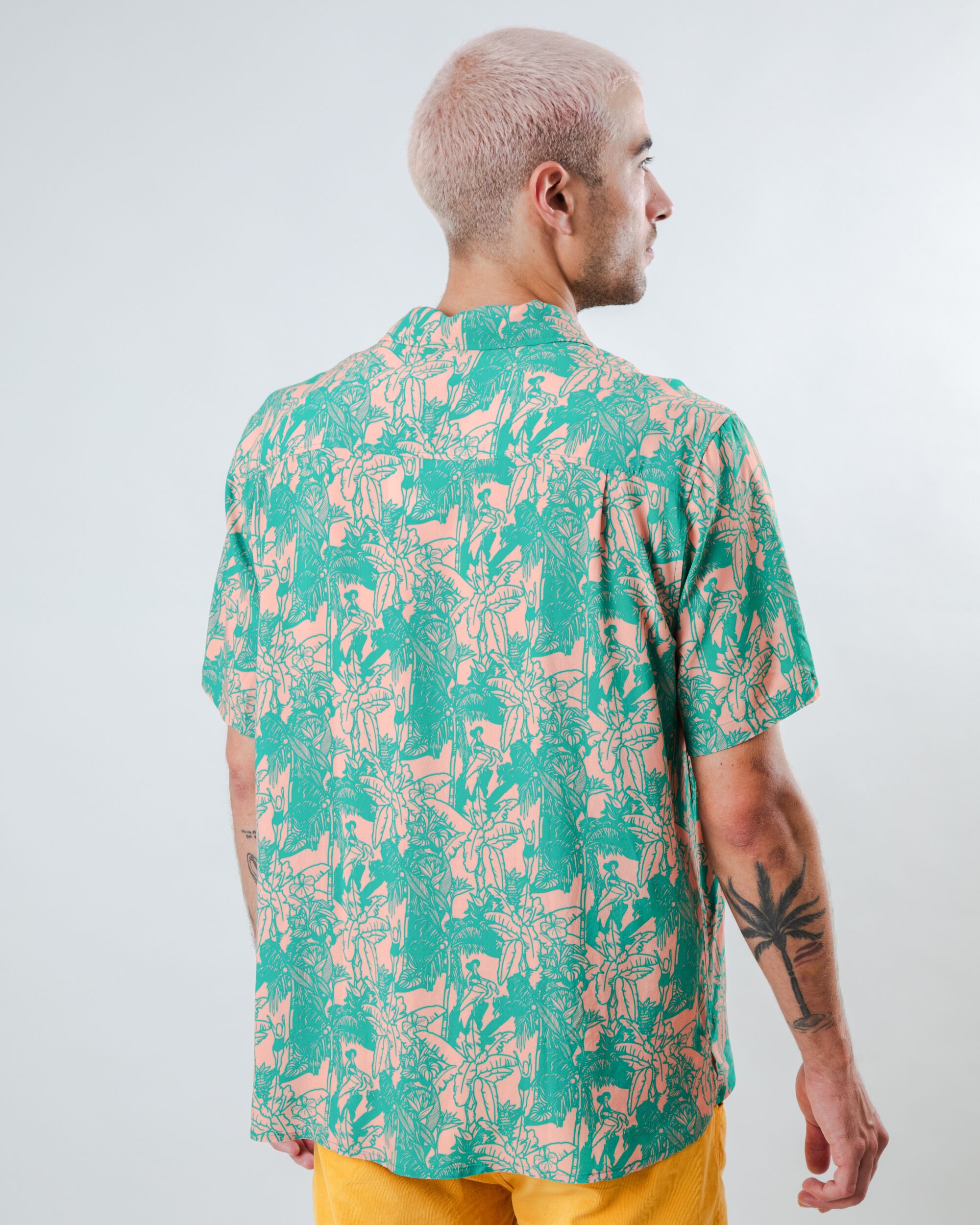 Helios Aloha Shirt Pink