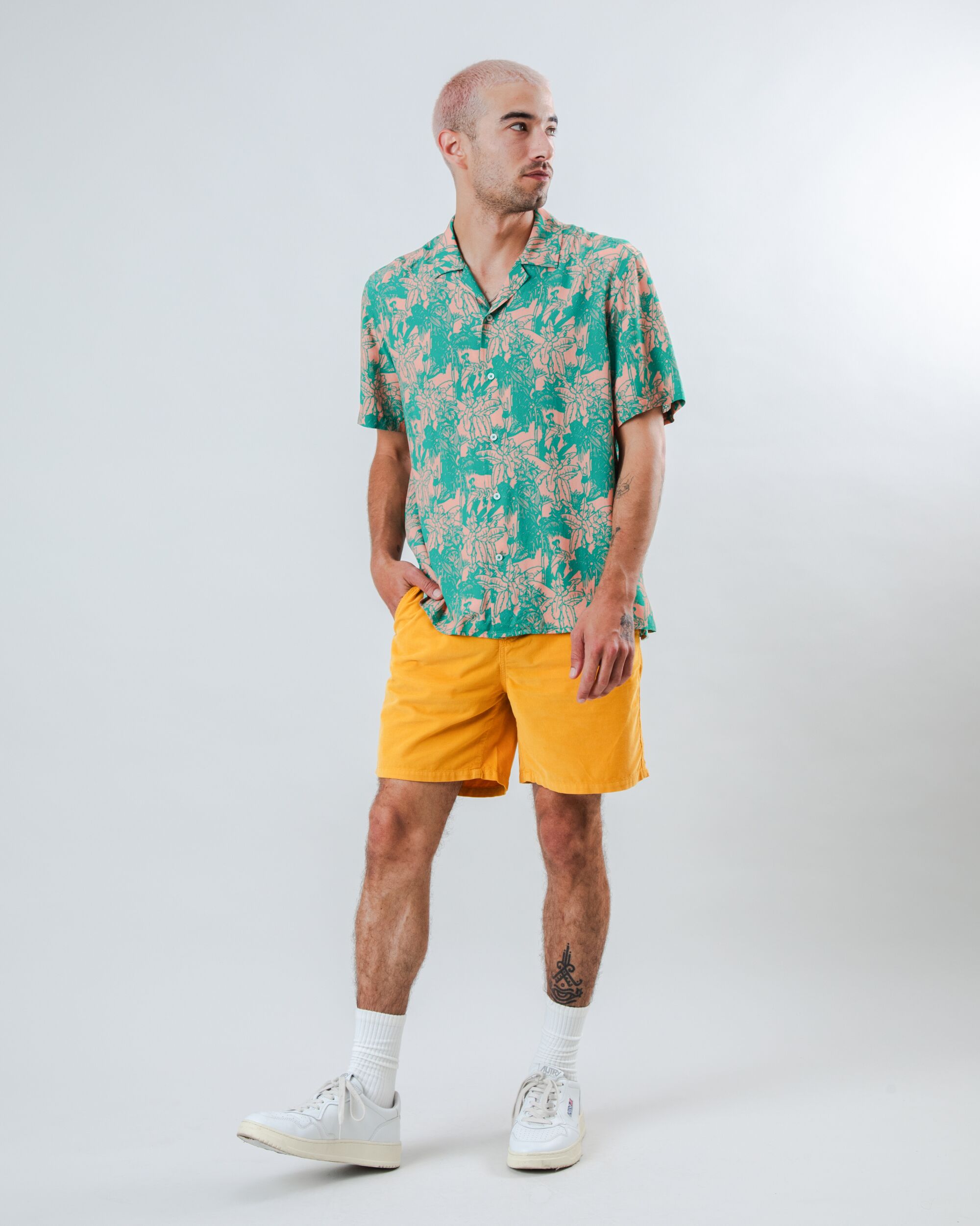 Helios Aloha Shirt Pink