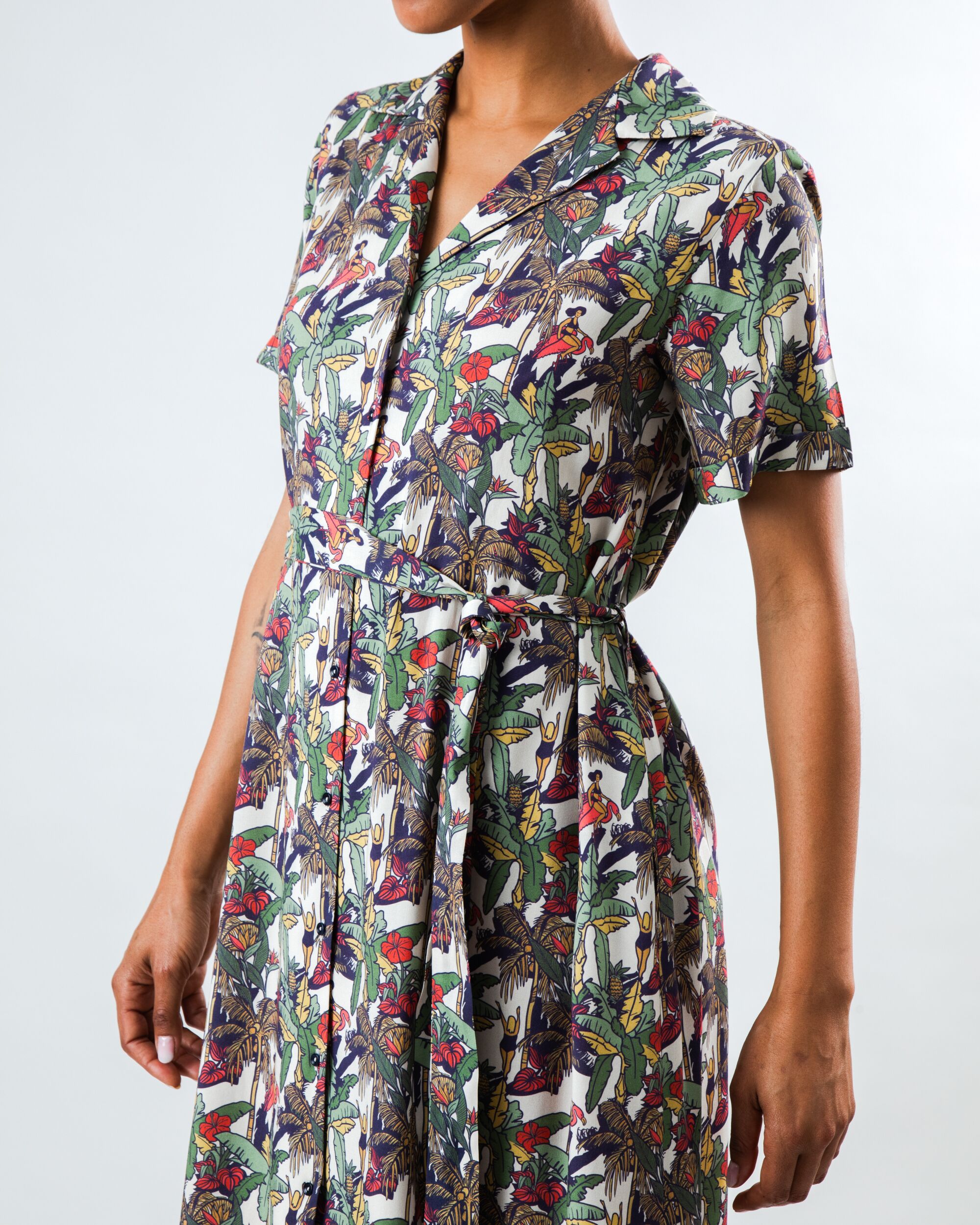 Helios Long Dress Ecru