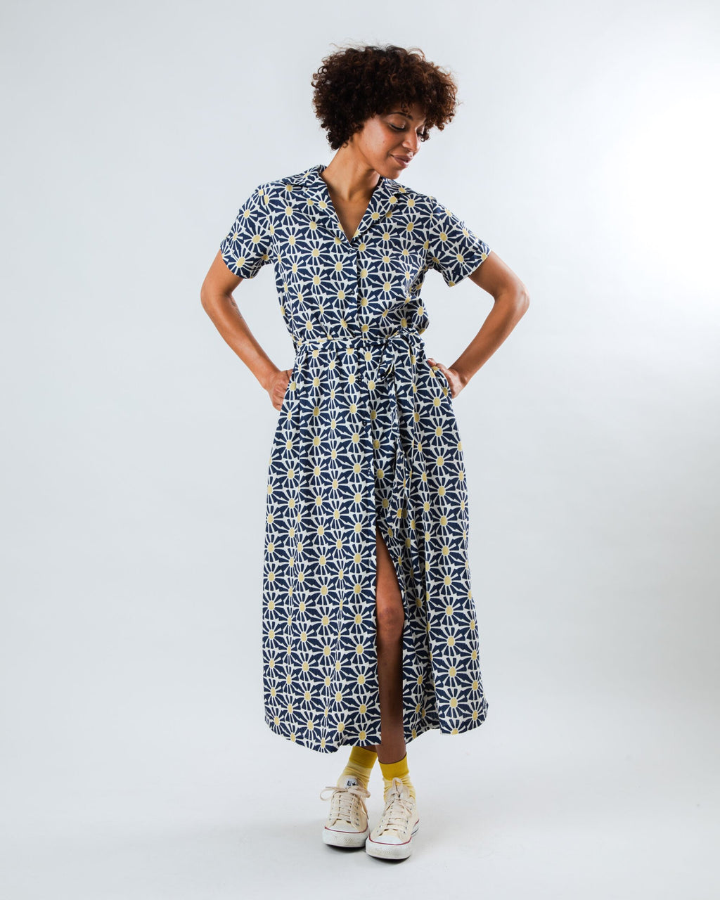 Marisol Long Dress Navy