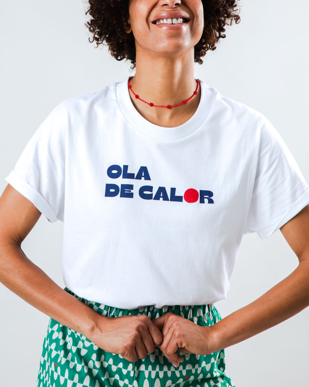Ola de Calor Oversize Tee  White