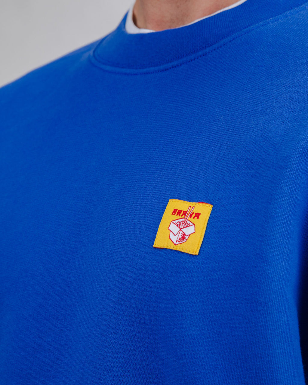 Noodles Label Sweatshirt Klein Blue