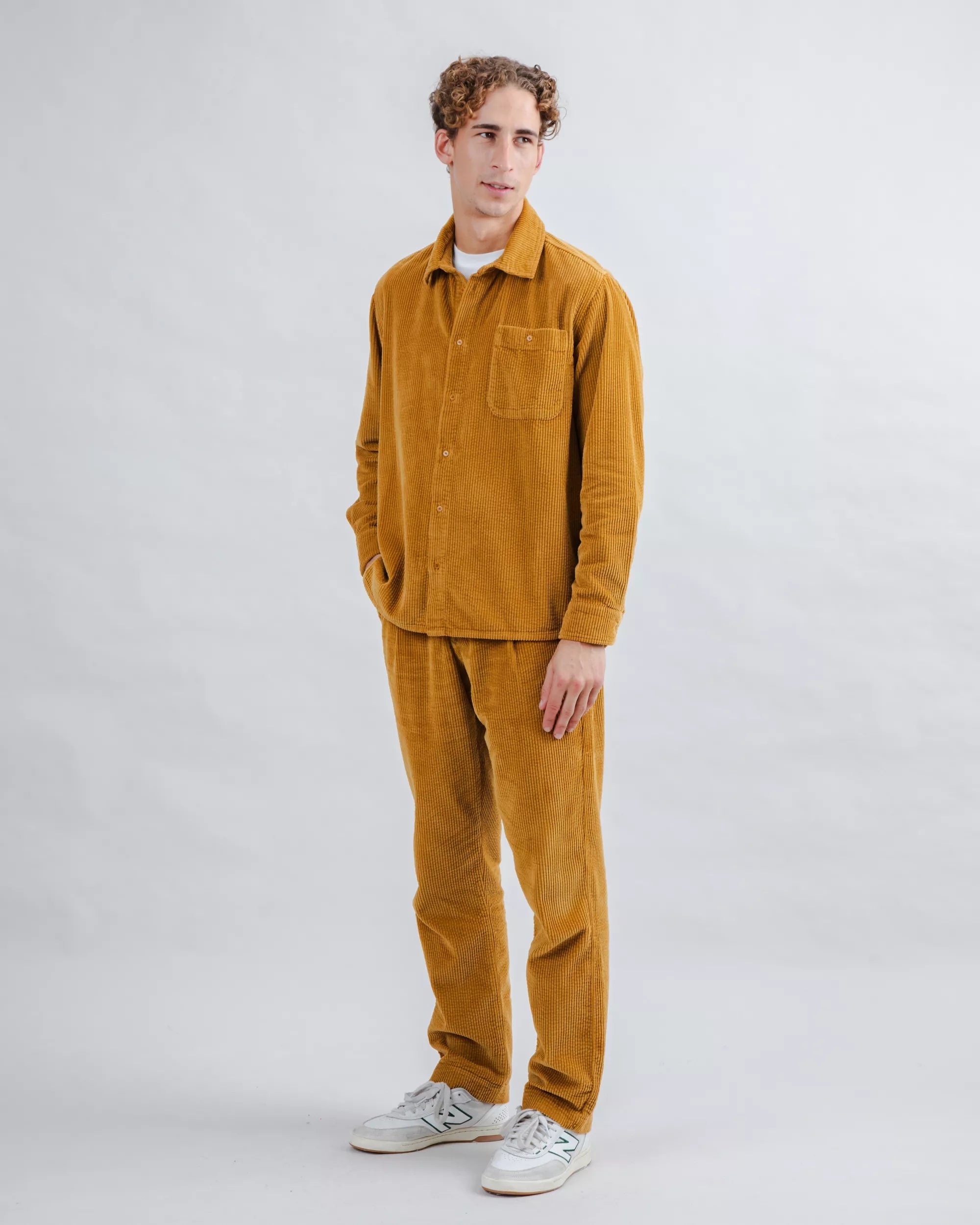 Corduroy Overshirt Camel