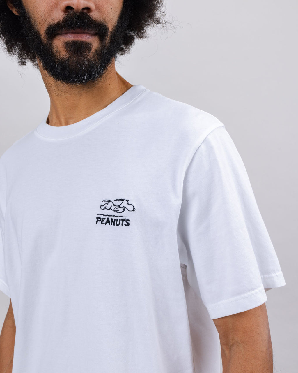 Peanuts Everybody's in a Hurry T-shirt White