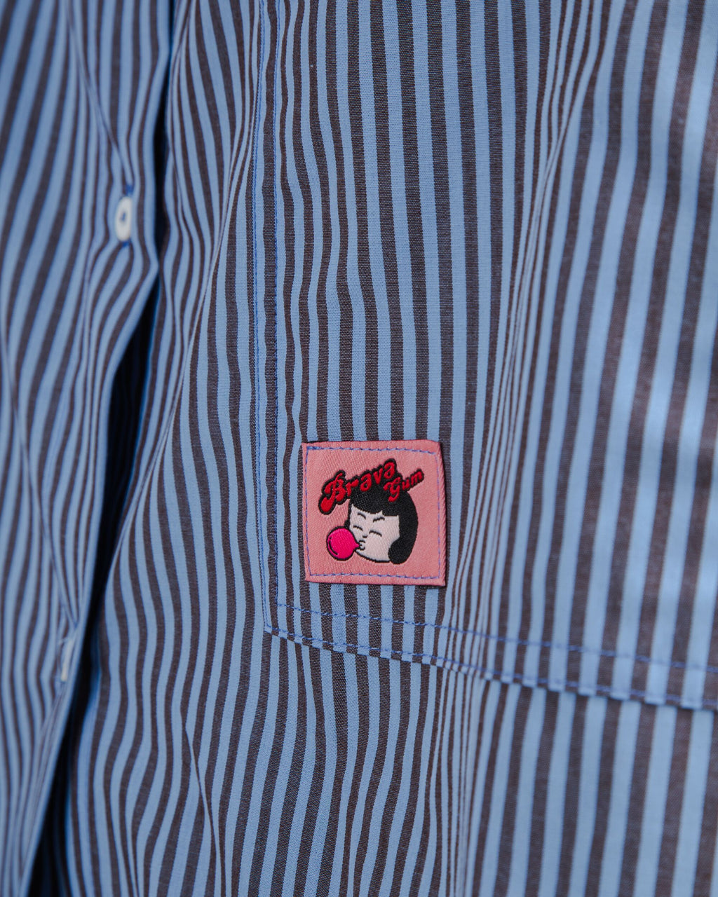 Oversize Stripes Gum Shirt