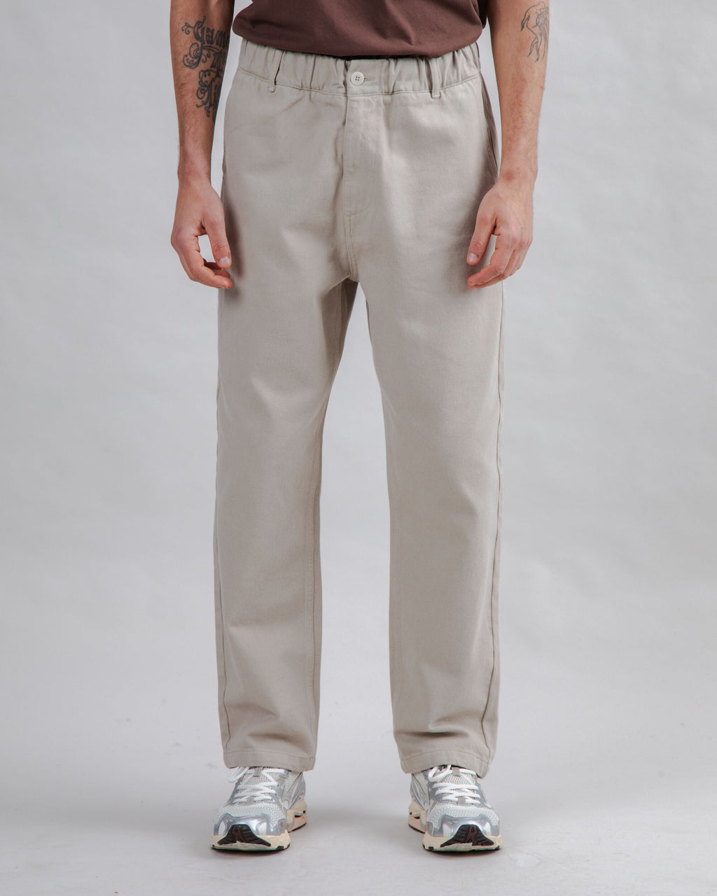 Loose Relaxed Pants Beige
