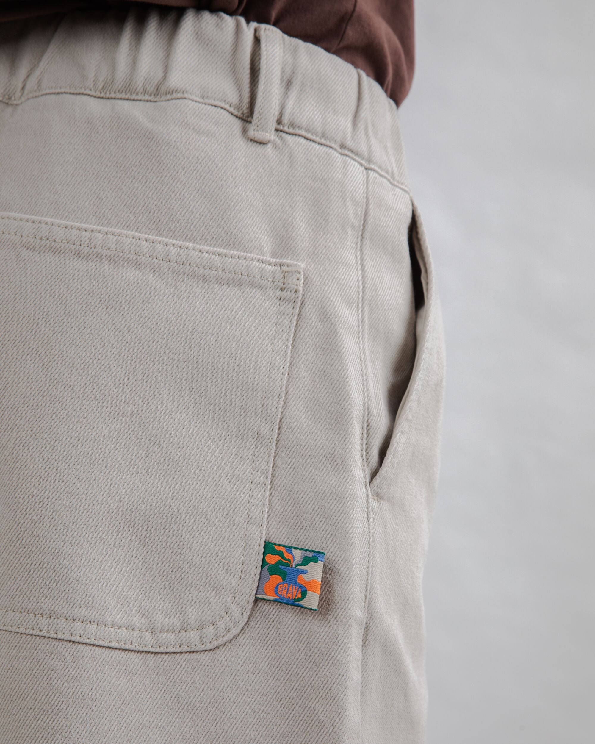 Loose Relaxed Pants Beige