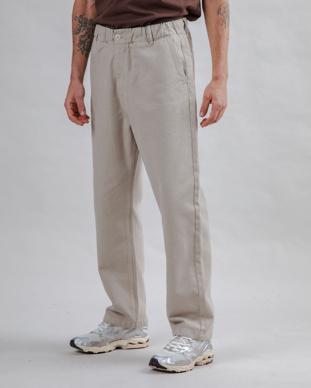 Loose Relaxed Pants Beige