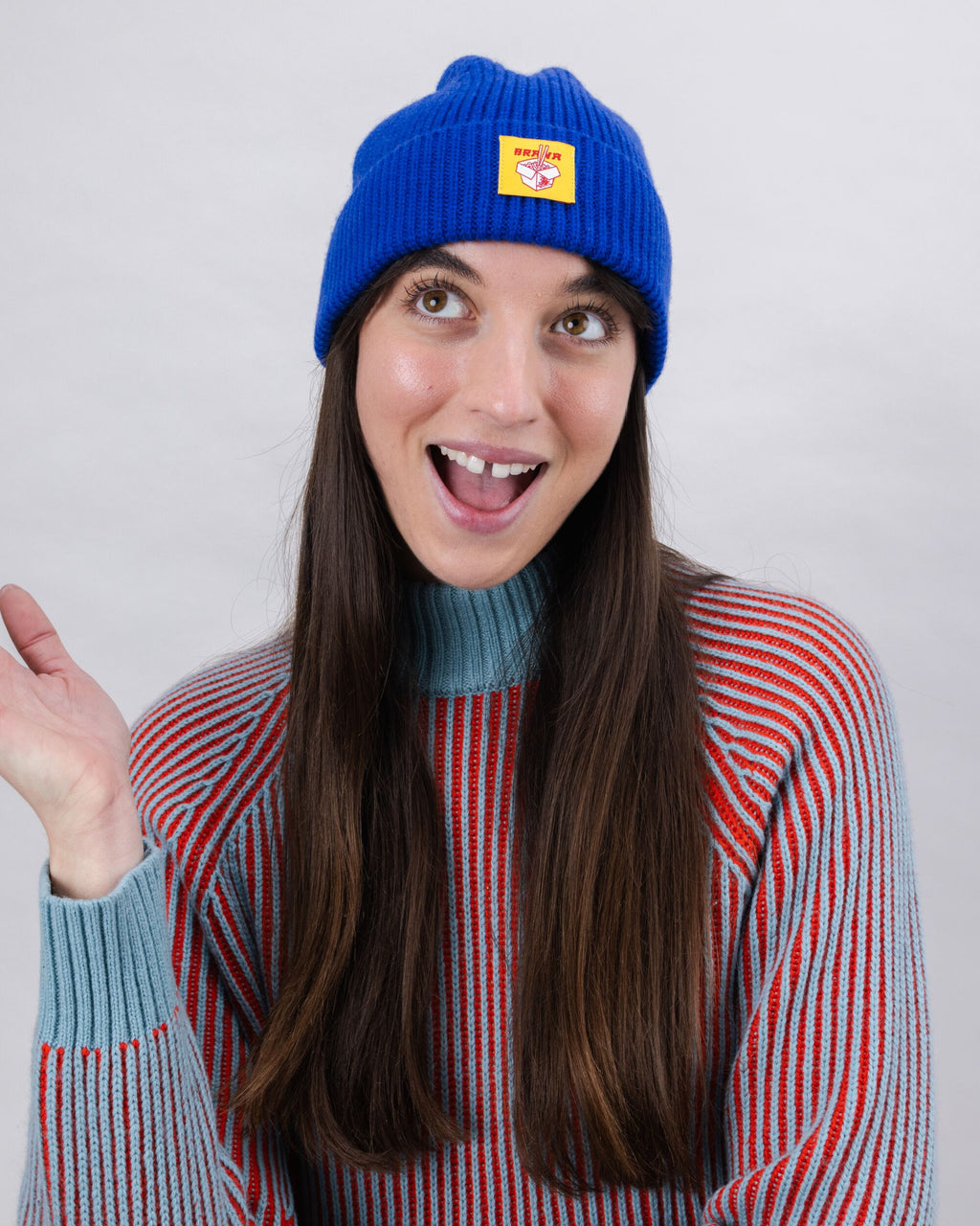 Wool Beanie Blue