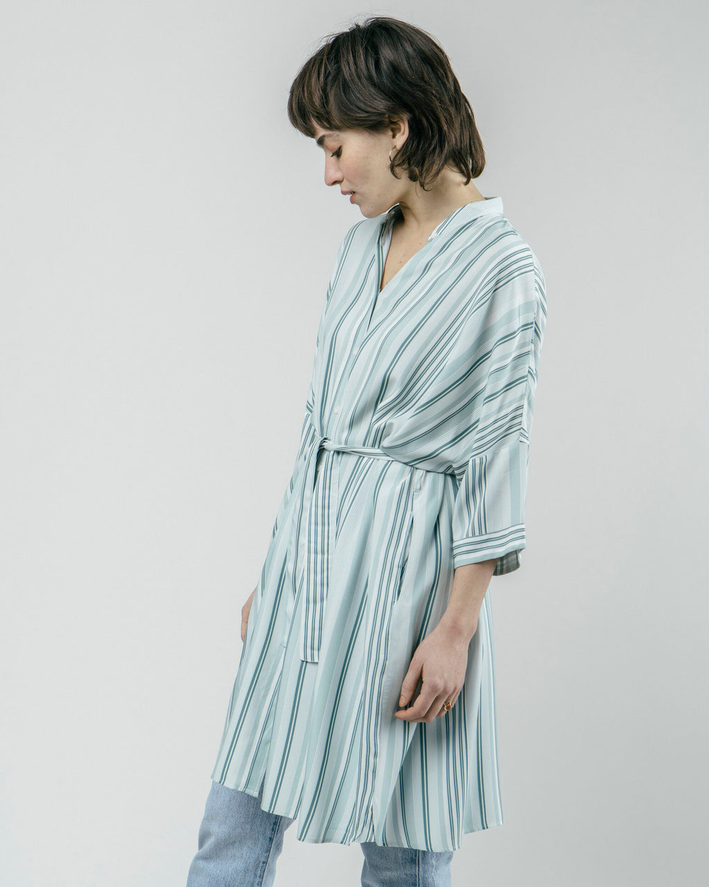 Aqua Promenade Oversized Dress